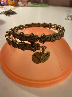 Alex and Ani Gold Hamsa Link Stackable Bangle Bracelet